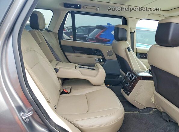 SALGS5RE0JA380479 2018 LAND ROVER RANGE ROVER Серый Вид задней части салона