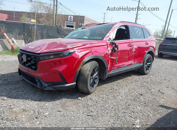 7FARS6H55PE039977 2023 HONDA CR-V HYBRID Red Przód lewy