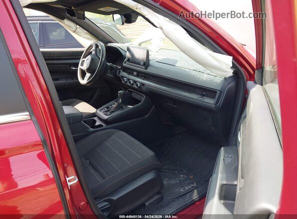7FARS6H55PE039977 2023 HONDA CR-V HYBRID Red Widok wnętrza z przodu