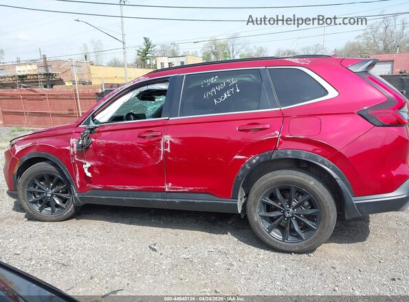 7FARS6H55PE039977 2023 HONDA CR-V HYBRID Red Widok wnętrza 360 stopni