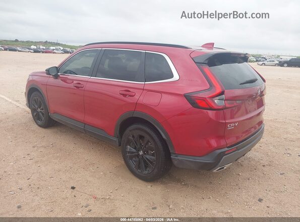 7FARS6H99SE091706 2025 HONDA CR-V HYBRID Burgundy Rear left