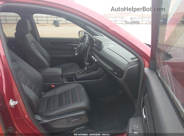 7FARS6H99SE091706 2025 HONDA CR-V HYBRID Burgundy Front interior view
