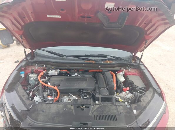 7FARS6H99SE091706 2025 HONDA CR-V HYBRID Burgundy Rear view