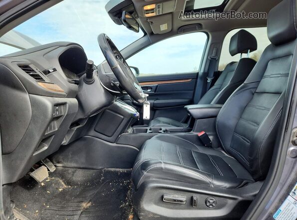 7FART6H84LE006227 2020 HONDA CR-V Серый Вид салона спереди