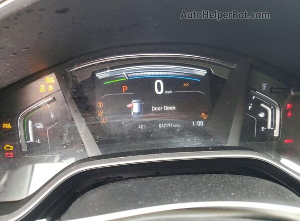 7FART6H84ME027757 2021 HONDA CR-V Красный Вид щитка приборов