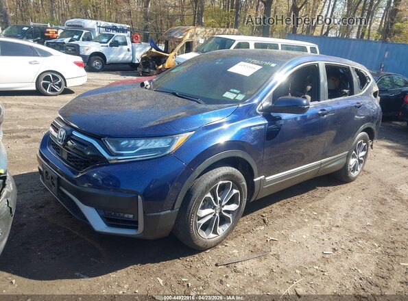 7FART6H87ME025016 2021 HONDA CR-V Blue Vista tres cuartos delantera izquierda
