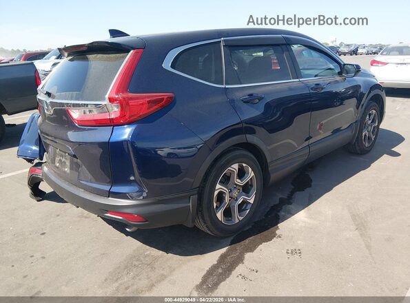 7FARW1H80KE010977 2019 HONDA CR-V Blue Задня права чверть