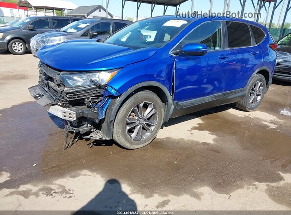 7FARW2H56LE009703 2020 HONDA CR-V Blue Vista tres cuartos delantera izquierda