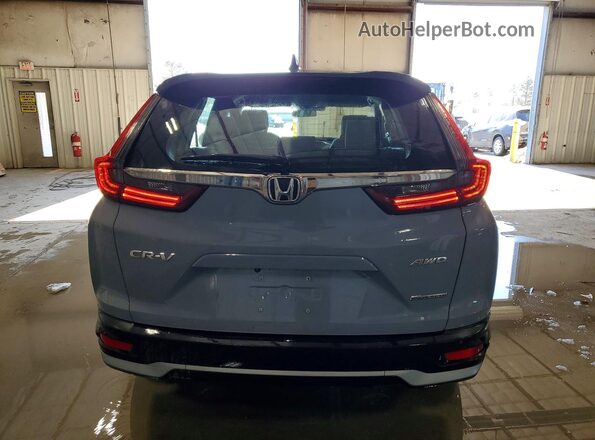 7FARW2H75ME024194 2021 HONDA CR-V Blue უკანა ხედი