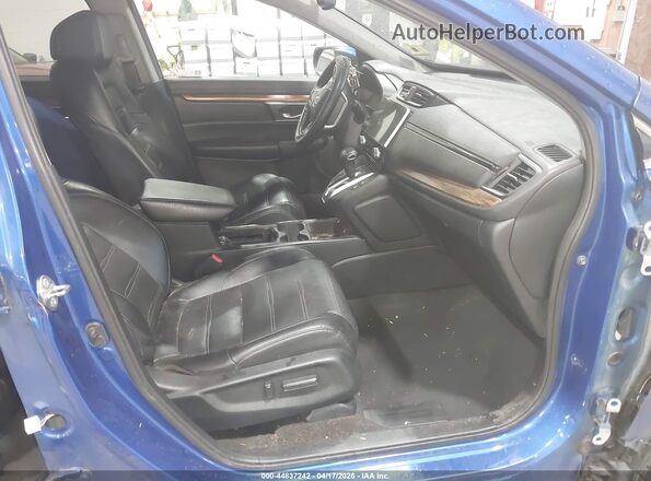 7FARW2H8XLE012033 2020 HONDA CR-V Blue Front interior view