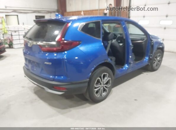 7FARW2H8XLE012033 2020 HONDA CR-V Blue Rear right