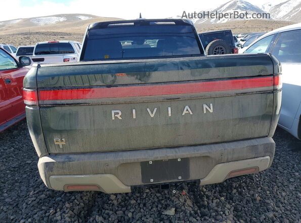 7FCTGAAA3NN015344 2022 RIVIAN R1T Green Rear view