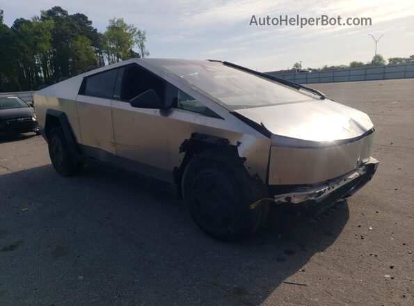 7G2CEHED3SA075055 2025 TESLA CYBERTRUCK Серебряный Передняя правая четверть