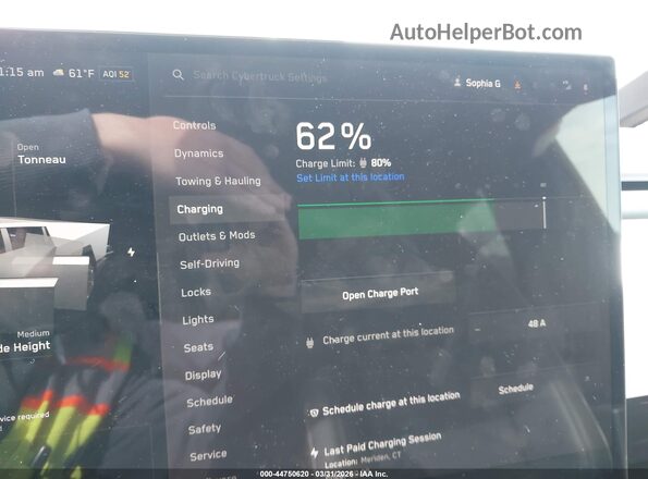 7G2CEHED4SA060001 2025 TESLA CYBERTRUCK Silver 