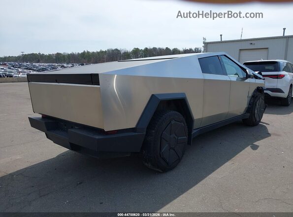 7G2CEHED4SA060001 2025 TESLA CYBERTRUCK Silver Tył prawy