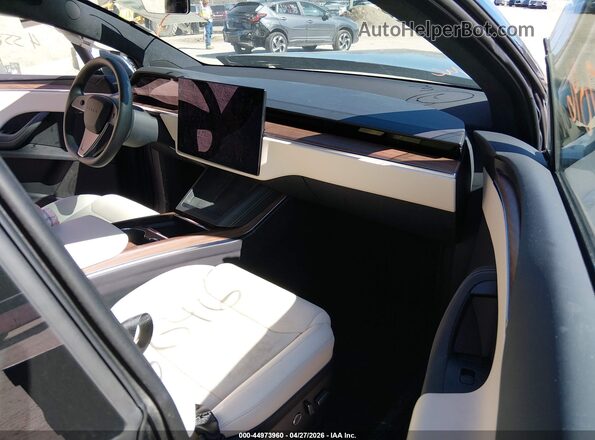 7SAXCBE58PF423364 2023 TESLA MODEL X Black Սալոնի դիմացի տեսք