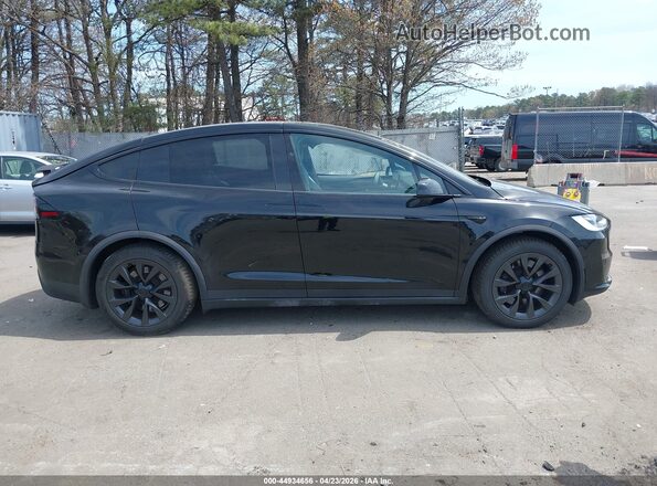 7SAXCBE60NF334443 2022 TESLA MODEL X Black Սալոնի հետևի տեսք
