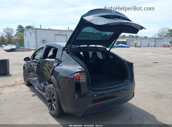 7SAXCBE60NF334443 2022 TESLA MODEL X Black Հետևի ձախ