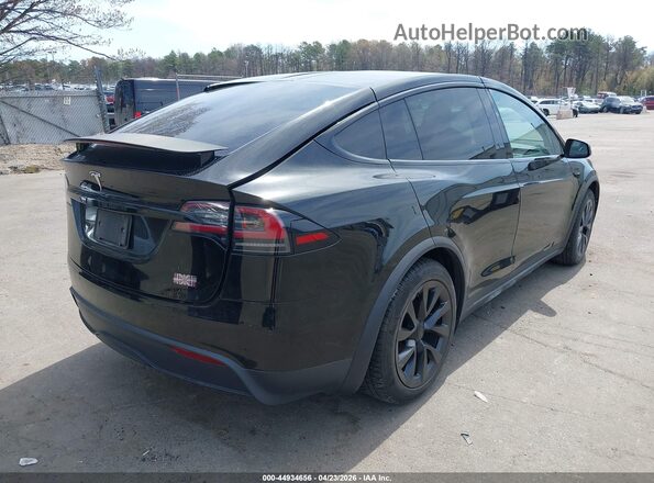 7SAXCBE60NF334443 2022 TESLA MODEL X Black Հետևի աջ
