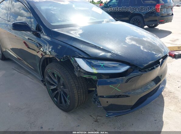 7SAXCBE62NF340003 2022 TESLA MODEL X Черный Вид спереди