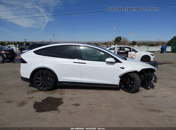 7SAXCBE64SF469811 2025 TESLA MODEL X Белый Вид задней части салона