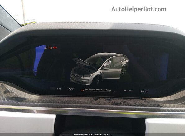 7SAXCBE64SF469811 2025 TESLA MODEL X Белый 