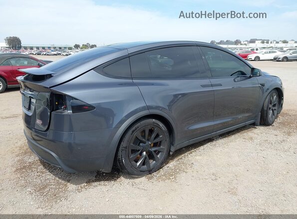 7SAXCBE65NF362710 2022 TESLA MODEL X Gray Tył prawy