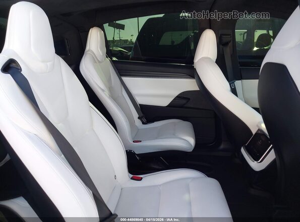 7SAXCBE67NF333967 2022 TESLA MODEL X Black VIN կոդի պիտակի տեսք
