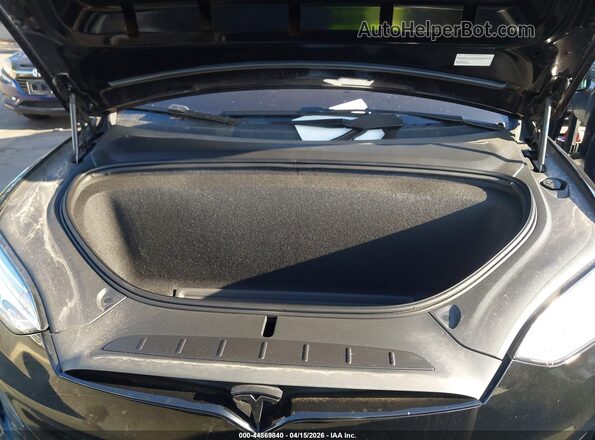 7SAXCBE67NF333967 2022 TESLA MODEL X Black Հետևի տեսք