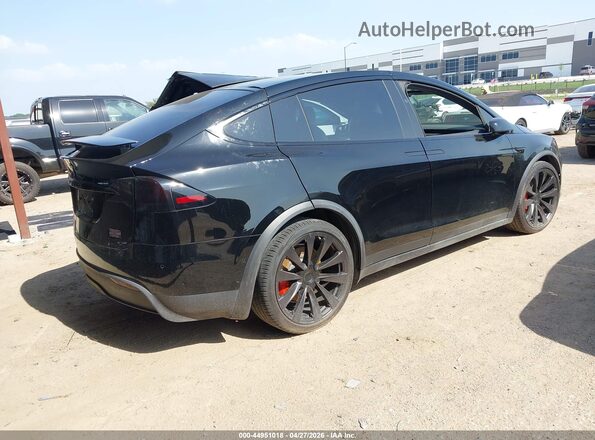 7SAXCBE69NF356148 2022 TESLA MODEL X Black უკანა მარჯვენა