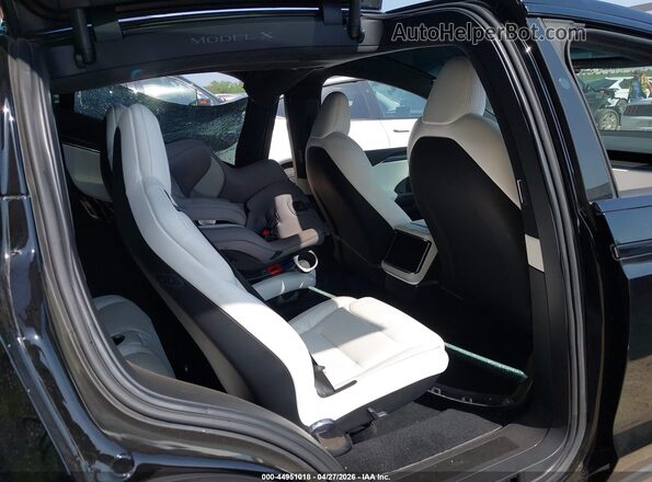 7SAXCBE69NF356148 2022 TESLA MODEL X Black VIN კოდის სტიკერის ხედი