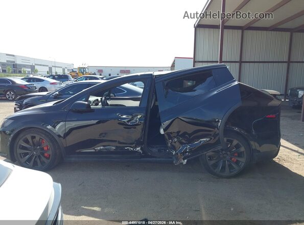 7SAXCBE69NF356148 2022 TESLA MODEL X Black უკანა სალონის ხედი