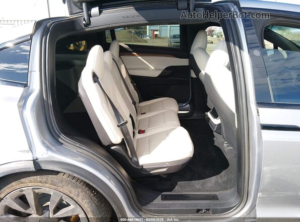 7SAXCDE56SF463608 2025 TESLA MODEL X Серебряный Вид наклейки с VIN-кодом