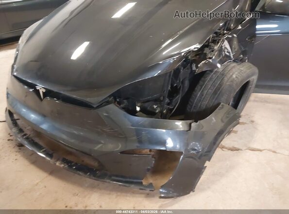 7SAXCDE57RF443443 2024 TESLA MODEL X Black Դիմացի տեսք