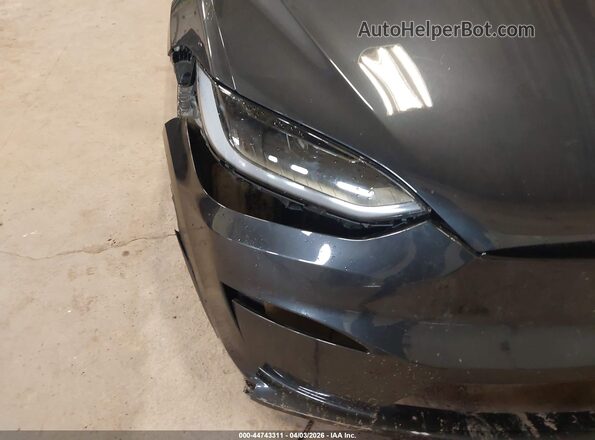 7SAXCDE57RF443443 2024 TESLA MODEL X Black Առջևի վահանակի տեսք