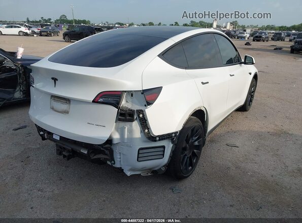 7SAYGAEE2PF689210 2023 TESLA MODEL Y Белый Задняя правая четверть