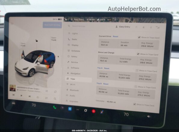 7SAYGAEE2RF046536 2024 TESLA MODEL Y Серый 