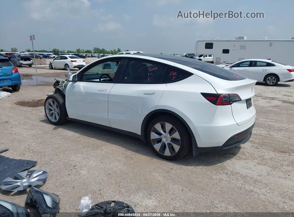 7SAYGAEE6NF388775 2022 TESLA MODEL Y White Հետևի ձախ