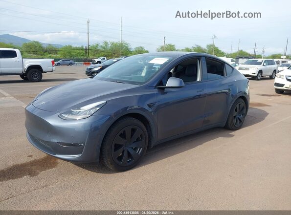 7SAYGAEEXNF366830 2022 TESLA MODEL Y Black Передня ліва чверть
