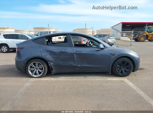 7SAYGAEEXNF366830 2022 TESLA MODEL Y Black Вид задньої частини салону