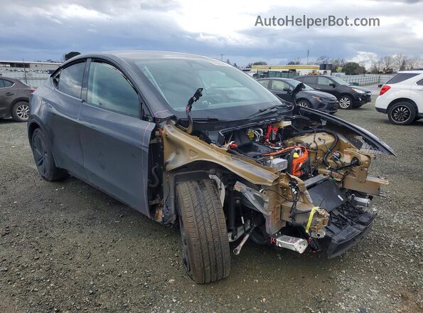 7SAYGDED0TF459121 2026 TESLA MODEL Gray Передня права чверть