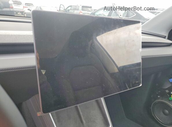 7SAYGDED0TF459121 2026 TESLA MODEL Gray Вид щитка приладів