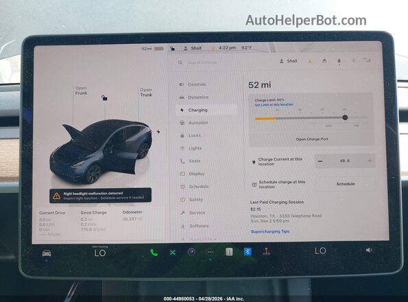 7SAYGDED1RF152274 2024 TESLA MODEL Y Black 