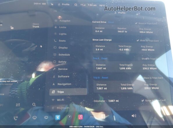 7SAYGDED1SF269200 2025 TESLA MODEL Y Black Vista de los asientos traseros