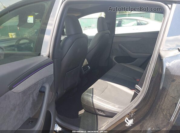 7SAYGDED1TA664458 2026 TESLA MODEL Y Black Widok naklejki z numerem VIN
