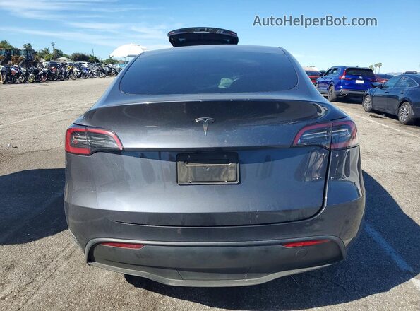 7SAYGDED3PF941314 2023 TESLA MODEL Gray Rear view