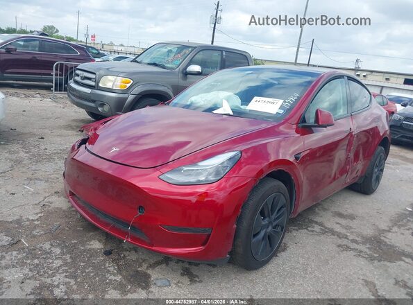 7SAYGDED3RF113881 2024 TESLA MODEL Y Красный Передняя левая четверть