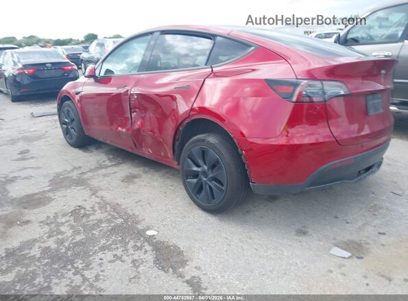7SAYGDED3RF113881 2024 TESLA MODEL Y Красный Задняя левая четверть