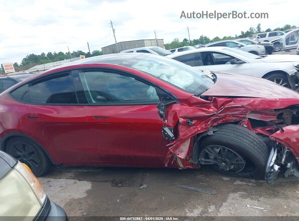 7SAYGDED3RF113881 2024 TESLA MODEL Y Красный Вид щитка приборов