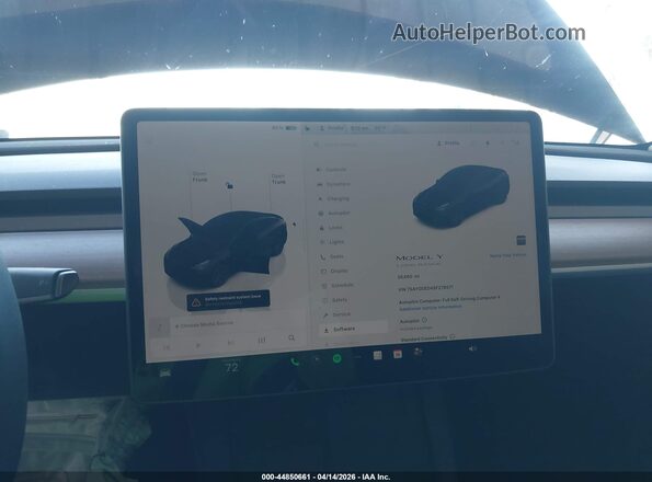 7SAYGDED4SF278571 2025 TESLA MODEL Y Черный 